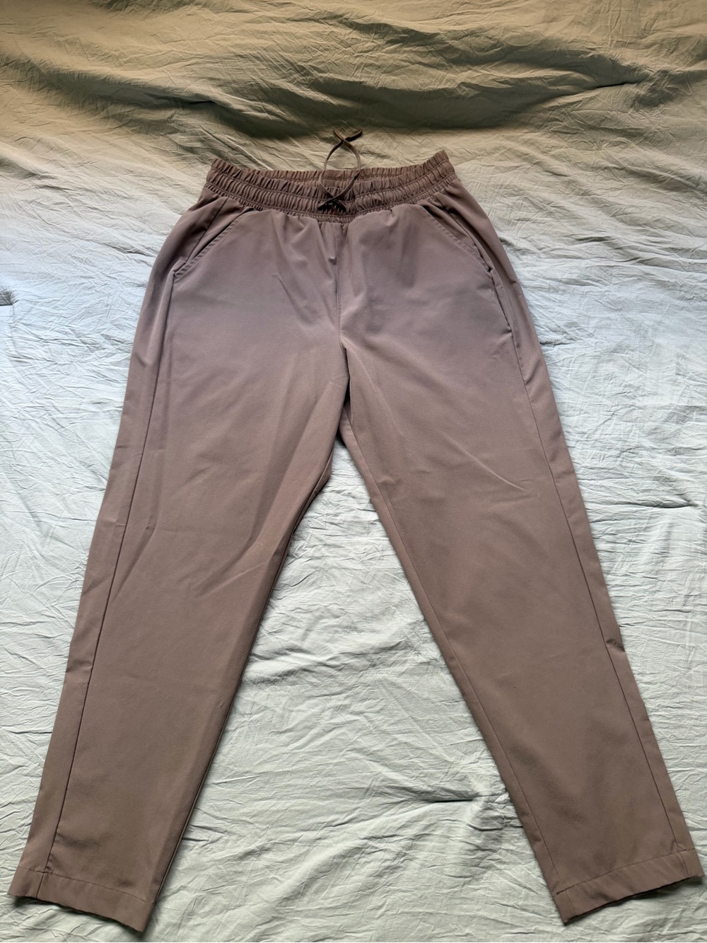All in Motion Women's Taupe Jogger Pants Size M Drawstring Pockets